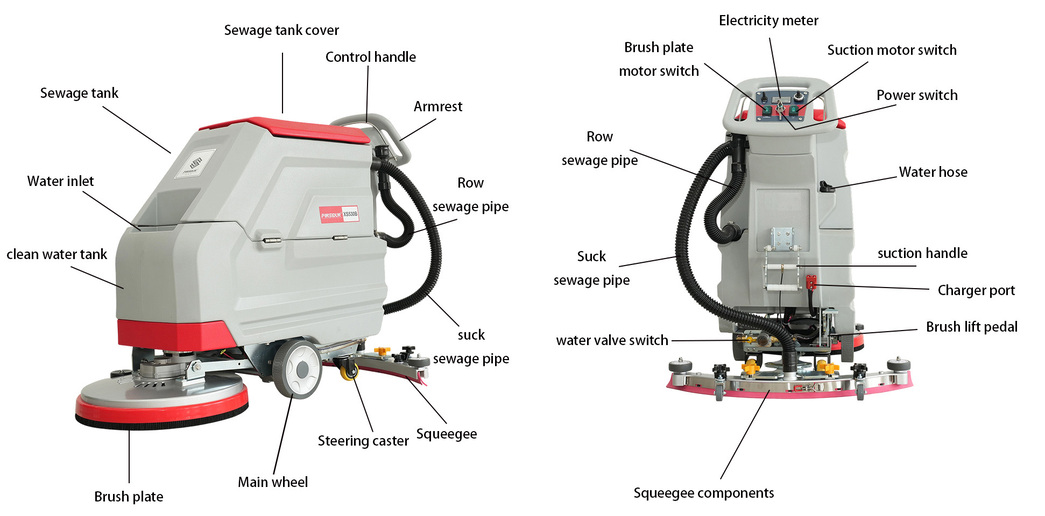 self propelled floor scrubber