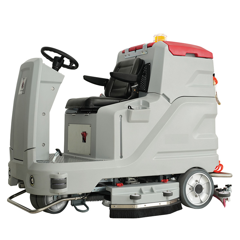 ride on battery scrubber