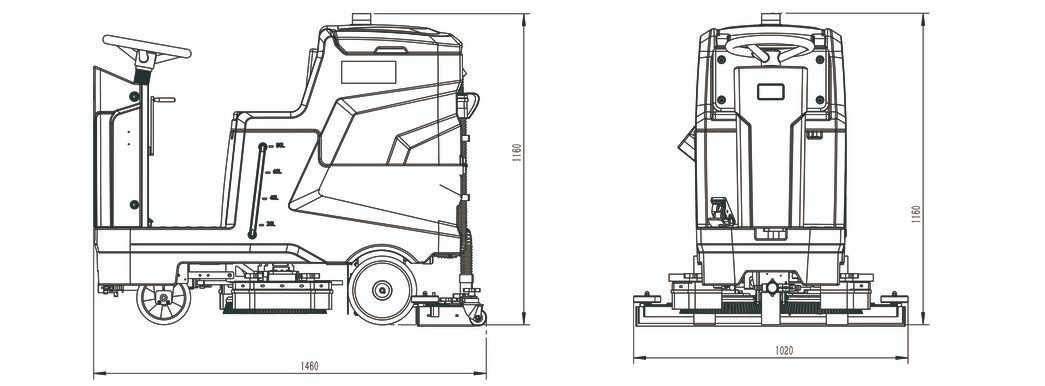 best hard floor cleaner scrubber machine